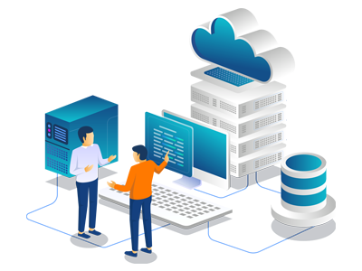 Server configuration illustration